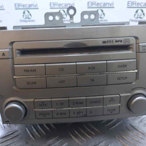 SISTEMA AUDIO / RADIO CD HYUNDAI I20 Style   |   01.09 – 12.12