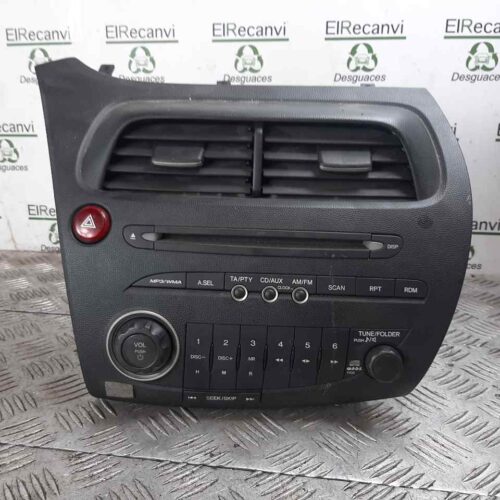 SISTEMA AUDIO / RADIO CD HONDA CIVIC BERLINA 5 (FK) 2.2 i-CTDi Comfort   |   09.05 – 12.12