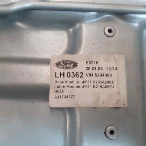 ELEVALUNAS DELANTERO IZQUIERDO FORD FOCUS BERLINA (CAP) Sport   |   08.04 – 12.07