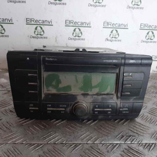 SISTEMA AUDIO / RADIO CD SKODA OCTAVIA BERLINA (1Z3) Elegance   |   05.04 – 12.08