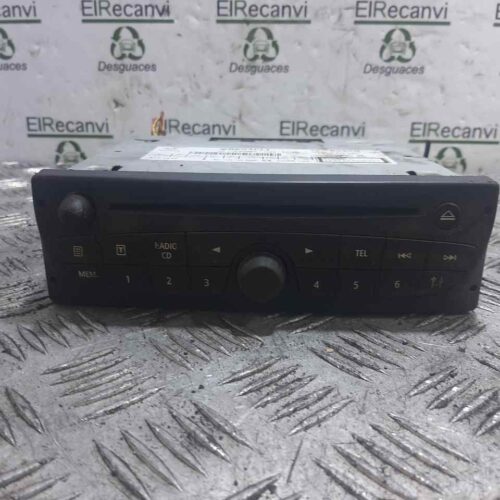 SISTEMA AUDIO / RADIO CD RENAULT TRAFIC CAJA CERRADA (AB 4.01) Doble cabina L1H1  2,7t   |   01.10 – 12.14