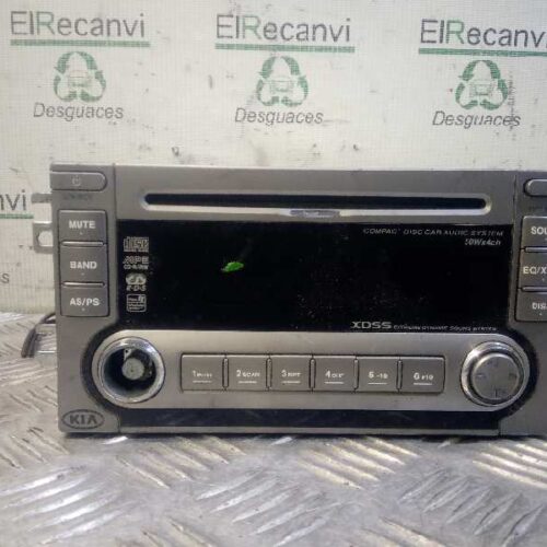 SISTEMA AUDIO / RADIO CD KIA CARNIVAL II 2.9 CRDi LX   |   08.01 – 12.06