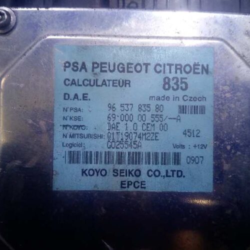 MODULO ELECTRONICO CITROEN C3 1.4   |   0.95 – …