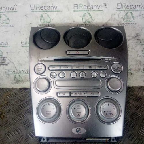 SISTEMA AUDIO / RADIO CD MAZDA 6 MONOVOLUMEN (GY) 2.0 CRTD Active (100kW)   |   06.02 – 12.05