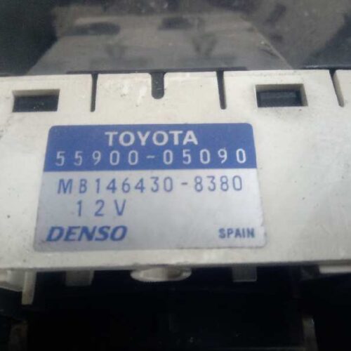 MANDO CALEFACCION / AIRE ACONDICIONADO TOYOTA AVENSIS BERLINA (T 22) 1.8 Sol (4-ptas.)   |   10.97 – 12.03