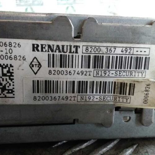 SISTEMA AUDIO / RADIO CD RENAULT SCENIC II Confort Authentique   |   06.03 – 12.05