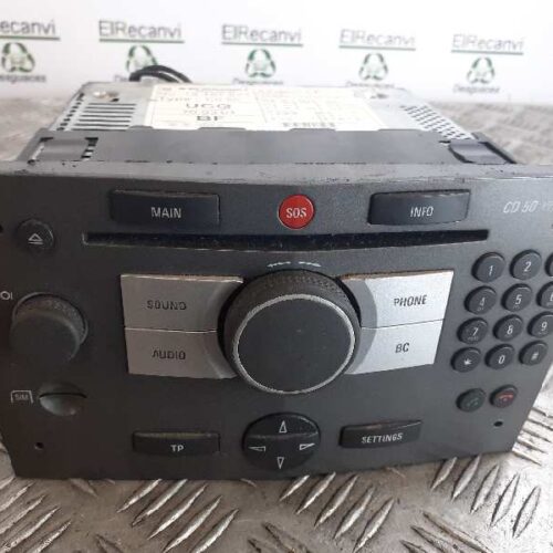 SISTEMA AUDIO / RADIO CD OPEL ASTRA H BER. Cosmo   |   11.06 – 12.09