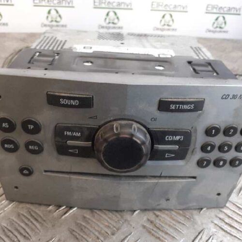 SISTEMA AUDIO / RADIO CD OPEL CORSA D Enjoy   |   07.06 – 12.08