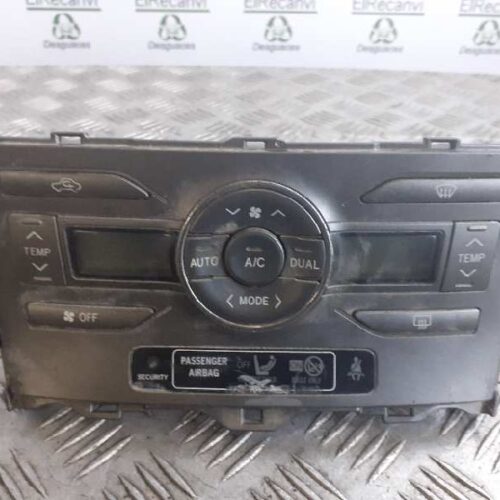 MANDO CALEFACCION / AIRE ACONDICIONADO TOYOTA AURIS Luna   |   10.06 – 12.09