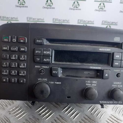 SISTEMA AUDIO / RADIO CD VOLVO S80 BERLINA 2.4 (125kW)   |   05.98 – 12.04