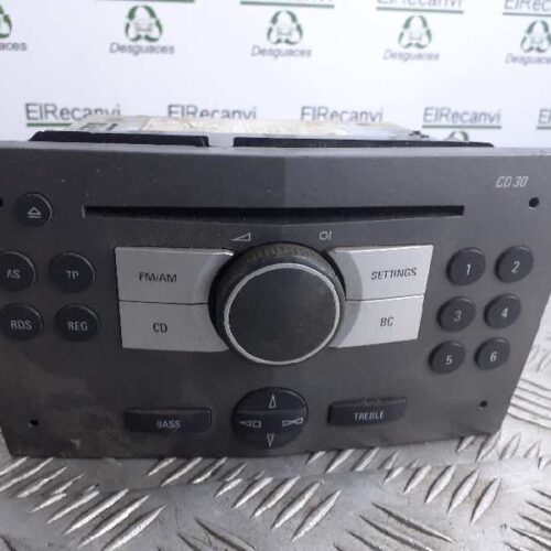 SISTEMA AUDIO / RADIO CD OPEL ASTRA H BERLINA Cosmo   |   01.04 – 12.07