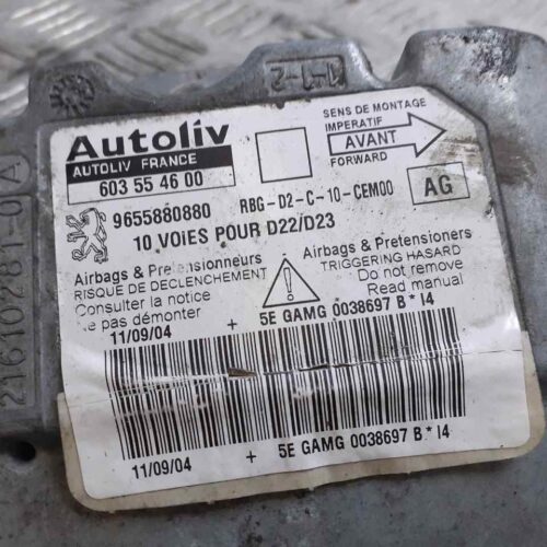 CENTRALITA AIRBAG PEUGEOT 407 SW ST Confort   |   05.04 – 12.07