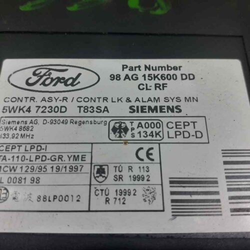 MODULO ELECTRONICO FORD FOCUS BERLINA (CAK) Trend   |   08.98 – 12.04