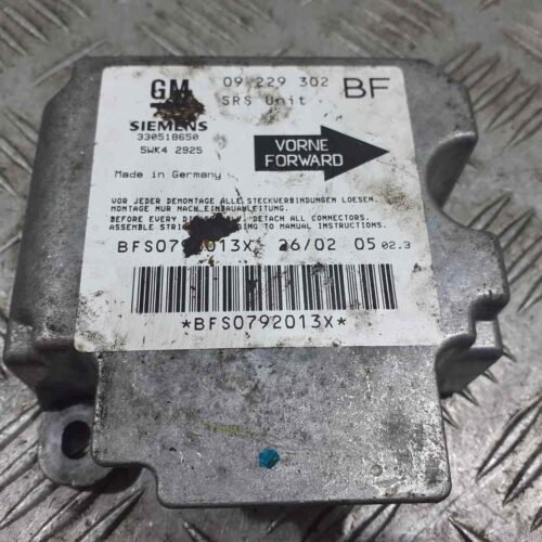 CENTRALITA AIRBAG OPEL ASTRA G BERLINA Comfort   |   02.98 – 12.03