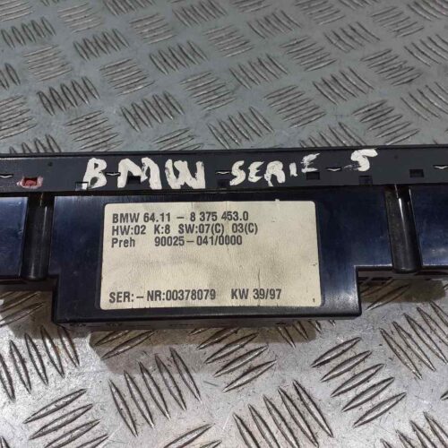 MANDO CALEFACCION / AIRE ACONDICIONADO BMW SERIE 5 BERLINA (E39) 2.0 16V Diesel CAT   |   0.95 – 0.03