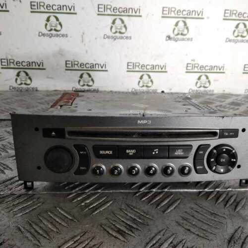 SISTEMA AUDIO / RADIO CD PEUGEOT 308 Confort   |   09.07 – 12.10