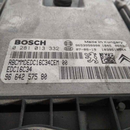 CENTRALITA MOTOR UCE PEUGEOT 308 Confort   |   09.07 – 12.10