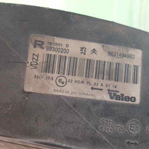 FARO DERECHO CITROEN XSARA PICASSO 2.0 HDi   |   03.00 – 12.02