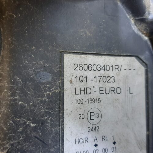 FARO IZQUIERDO RENAULT KANGOO Authentique   |   01.08 – 12.09