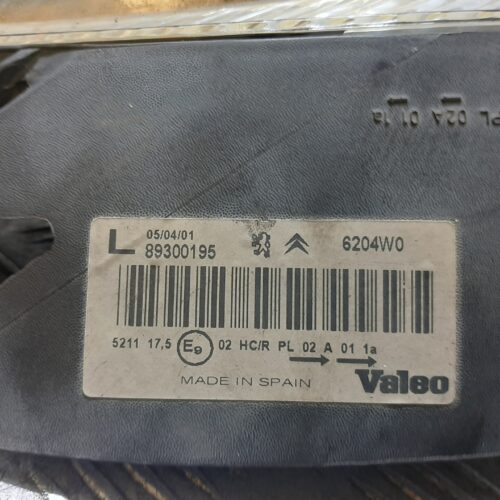 FARO IZQUIERDO CITROEN XSARA PICASSO 2.0 HDi   |   03.00 – 12.02