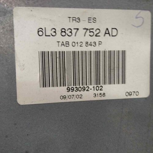 ELEVALUNAS DELANTERO DERECHO SEAT IBIZA (6L1) 1.9 SDI   |   0.02 – …