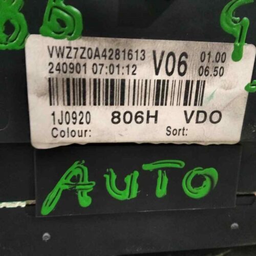 CUADRO INSTRUMENTOS VOLKSWAGEN GOLF IV BERLINA (1J1) Básico   |   05.00 – …