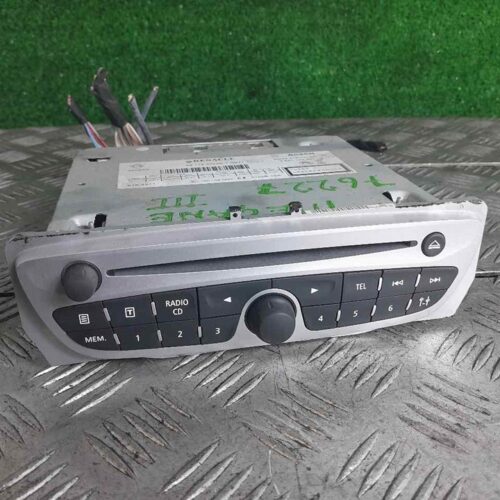 SISTEMA AUDIO / RADIO CD RENAULT MEGANE III BERLINA 5 P Business   |   02.12 – 12.16