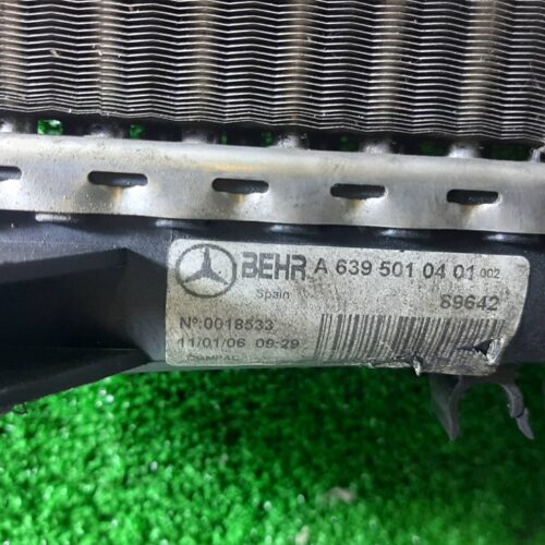 RADIADOR AGUA MERCEDES-BENZ VITO CAJA CERRADA 6.03 -> 109  CDI  Compacto  (639.601)   |   06.03 – 12.06