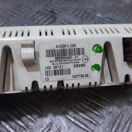 PANTALLA MULTIFUNCION PEUGEOT 307 (S1) XS   |   06.04 – 12.05