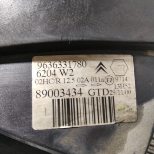 FARO IZQUIERDO CITROEN SAXO 1.5 D Furio   |   12.99 – 12.03