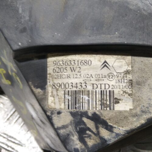 FARO DERECHO CITROEN SAXO 1.5 D Furio   |   12.99 – 12.03