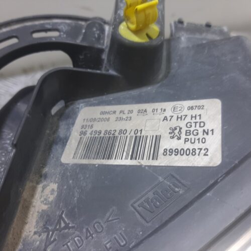 FARO IZQUIERDO PEUGEOT 207 Confort   |   06.07 – 12.11