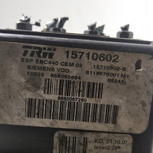 ABS PEUGEOT 407 SW SR Confort   |   05.04 – 12.05