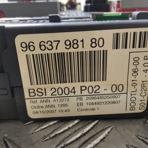 CAJA RELES / FUSIBLES PEUGEOT 308 SPORTIUM   |   06.10 – 09.10