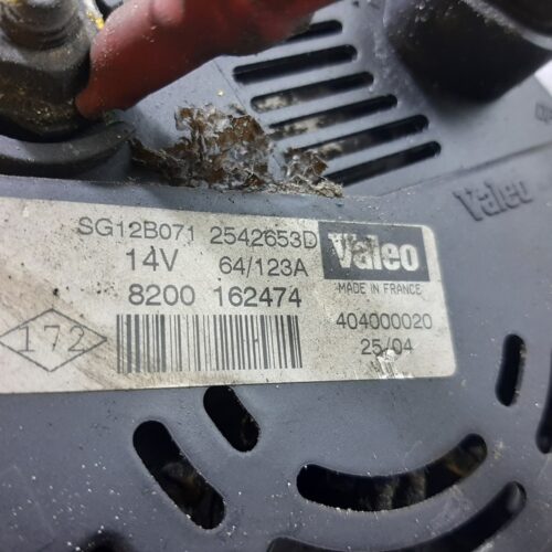 ALTERNADOR RENAULT LAGUNA II (BG0) Authentique   |   0.01 – …