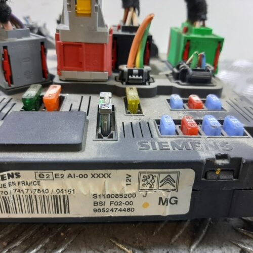 CAJA RELES / FUSIBLES CITROEN C3 1.1 Audace   |   07.07 – 12.08