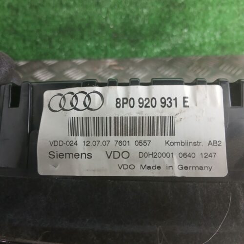 CUADRO INSTRUMENTOS AUDI A3 (8P) 2.0 TDI Ambiente   |   05.03 – 12.08