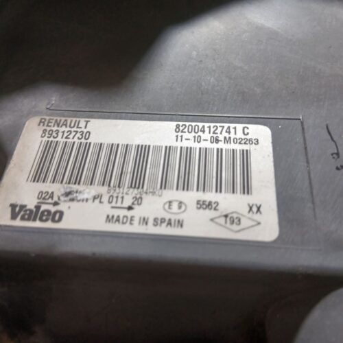 FARO IZQUIERDO RENAULT MEGANE II BERLINA 5P Confort Authentique   |   06.05 – 12.06