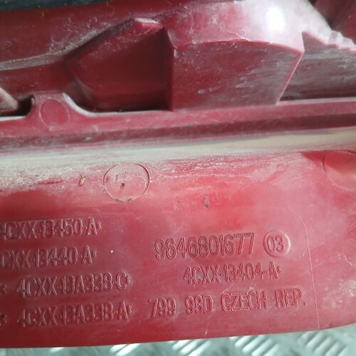 PILOTO TRASERO DERECHO CITROEN C4 COUPE VTR | 11.04 – 12.06