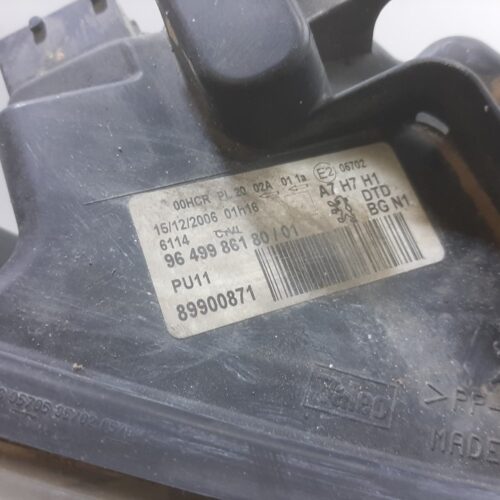 FARO DERECHO PEUGEOT 207 Confort   |   06.07 – 12.12