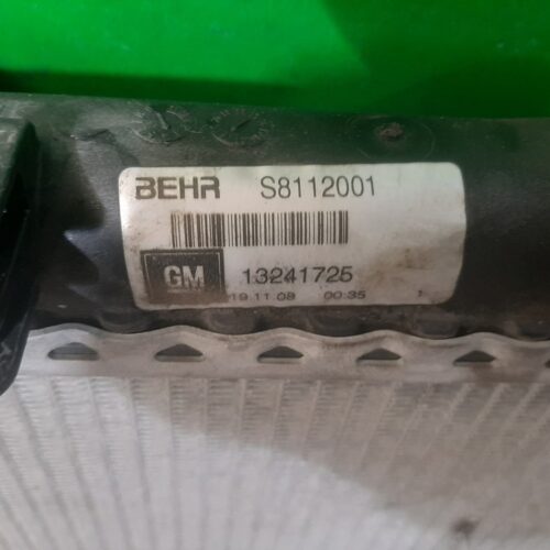 RADIADOR AGUA OPEL INSIGNIA BERLINA Cosmo   |   07.08 – 12.11